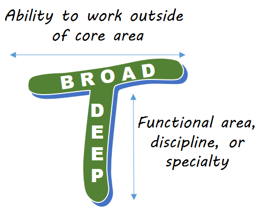 Why Developers Need T-shaped Skills - Bilal El Tayara